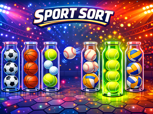 Sport Sort Puzzle online game screenshot